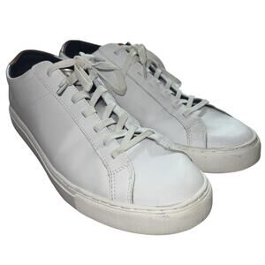 BYLT Men's sz 9.5 Premium Basics Everyday Sneakers White Leather